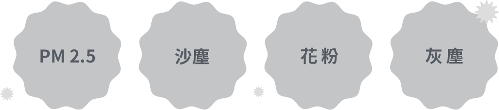 小さいPM2.5や花粉